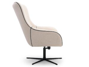 miniaturka Obrotowy Fotel Celeste na Metalowych Nogach