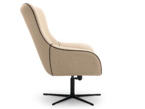 miniaturka Obrotowy Fotel Celeste na Metalowych Nogach