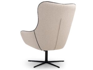 miniaturka Obrotowy Fotel Celeste na Metalowych Nogach