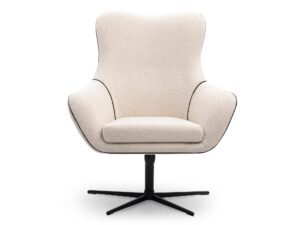 miniaturka Obrotowy Fotel Celeste na Metalowych Nogach