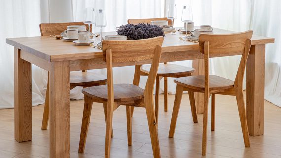 miniaturka Rozsuwany Stół Dębowy Luna