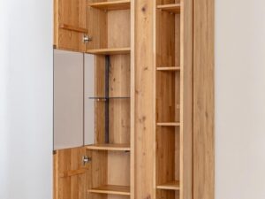 miniaturka Dębowa Witryna Zenovia z Podwójnymi Drzwiami