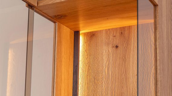 miniaturka Wąska Witryna Dębowa Zenovia