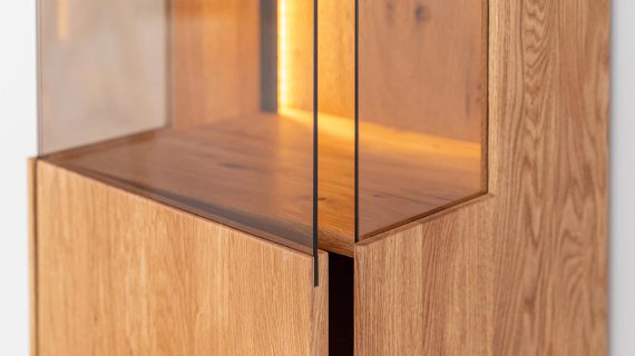 miniaturka Wąska Witryna Dębowa Zenovia