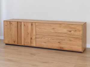 miniaturka Szeroka Dębowa Komoda TV Zenovia