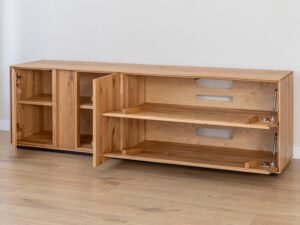 miniaturka Dębowa Szafka RTV Olejowana Zenovia