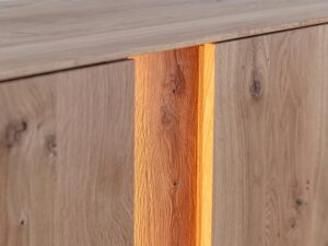 miniaturka Szeroka Dębowa Komoda TV Zenovia