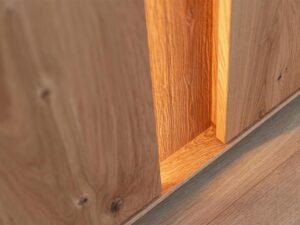 miniaturka Szeroka Dębowa Komoda TV Zenovia