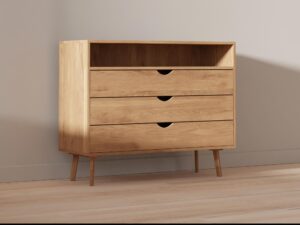 miniaturka Dębowa Klasyczna Komoda Selesta