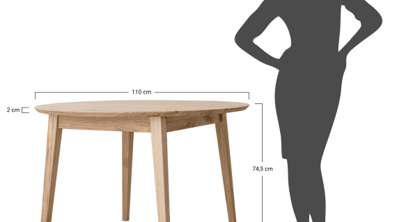 miniaturka Dębowy Stół 110 cm Oakwood