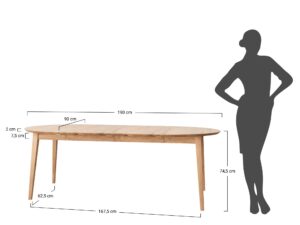 miniaturka Stół Dębowy Okrągły 90 cm Oakwood