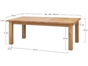 miniaturka Klasyczny Stół Dębowy Rozkładany Stellar