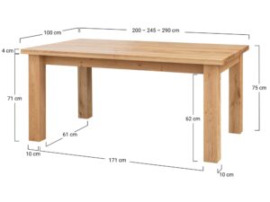 miniaturka Klasyczny Stół Dębowy Rozkładany Stellar