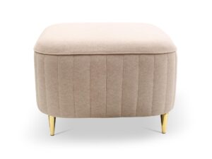 miniaturka Wygodna Pufa Bliss do Salonu