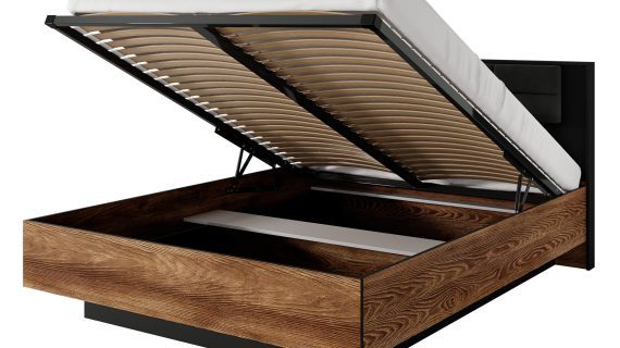 miniaturka Industrialne Łóżko 160 cm Castano