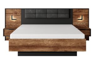 miniaturka Zestaw Stolików Nocnych z Oświetleniem Castano