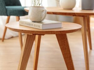 miniaturka Ława Dębowa Okrągła 50 cm Oakwood