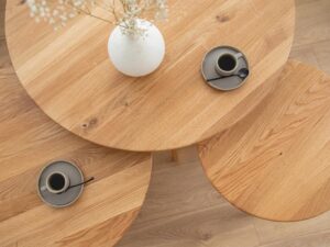 miniaturka Ława Dębowa Okrągła 50 cm Oakwood