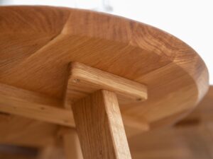 miniaturka Ława Dębowa Okrągła 50 cm Oakwood