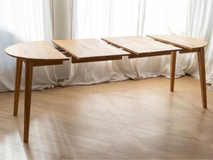 miniaturka Rozsuwany Stół Dębowy Okrągły 110 cm Oakwood