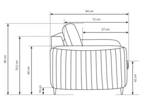miniaturka Elegancki Fotel Arcadia Idealny do Relaksu