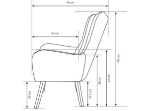 miniaturka Designerski Fotel Terra do Salonu
