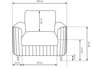 miniaturka Elegancki Fotel Arcadia Idealny do Relaksu