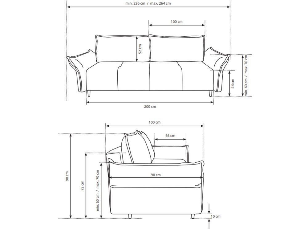 Sofa w Stylu Włoskim Milano - obrazek 16