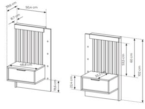 miniaturka Nowoczesne Stoliki Nocne Rustico