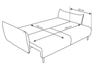 miniaturka Wygodna Sofa do Salonu Deluxe