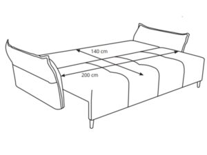 miniaturka Sofa w Stylu Włoskim Milano