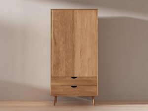 miniaturka Wąska Dębowa Szafa Selesta