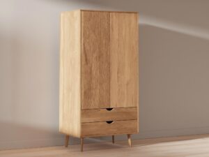 miniaturka Wąska Dębowa Szafa Selesta