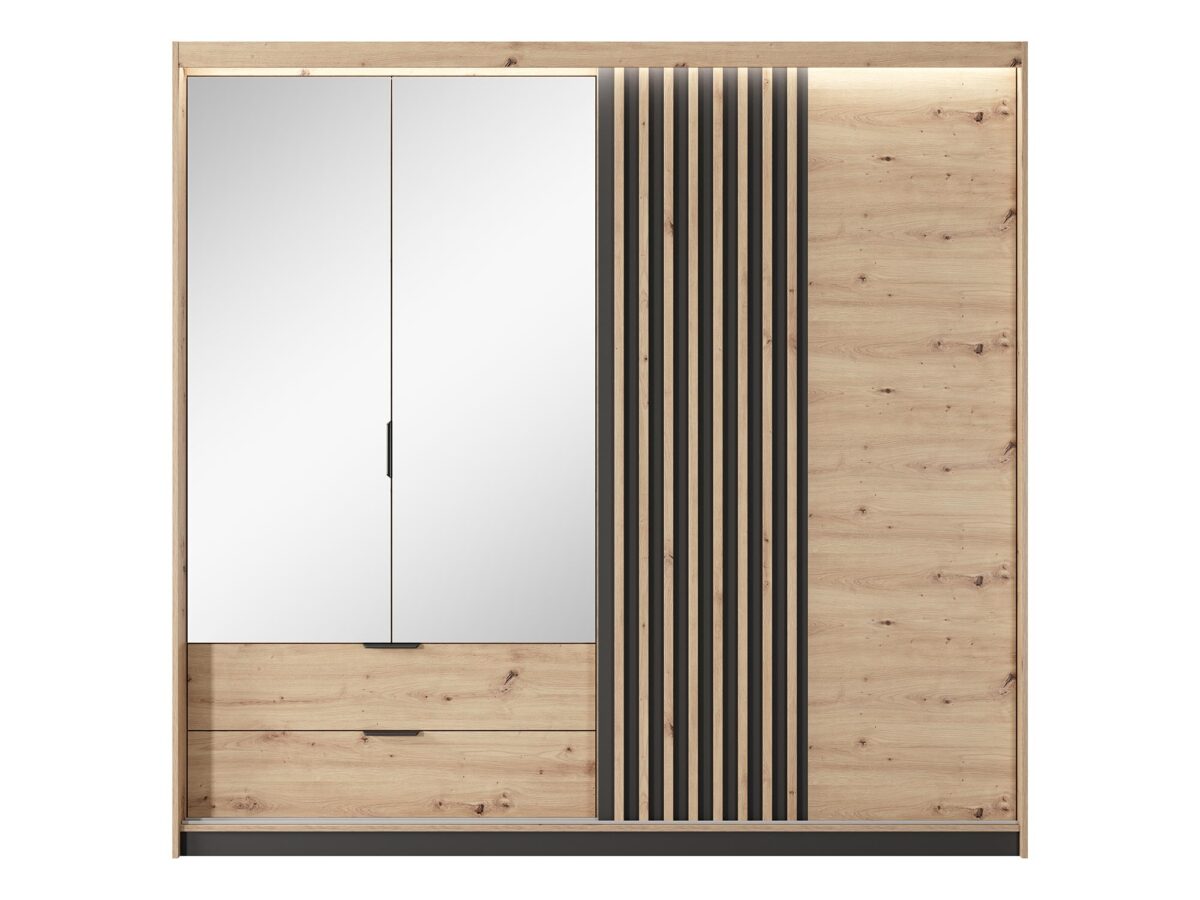 Szafa z Lustrem Rustico 220