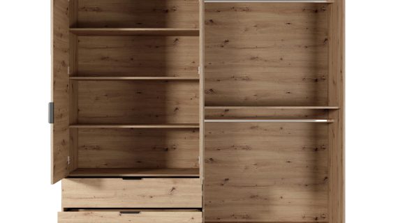 Szafa z Lustrem Rustico 220 - obrazek 3