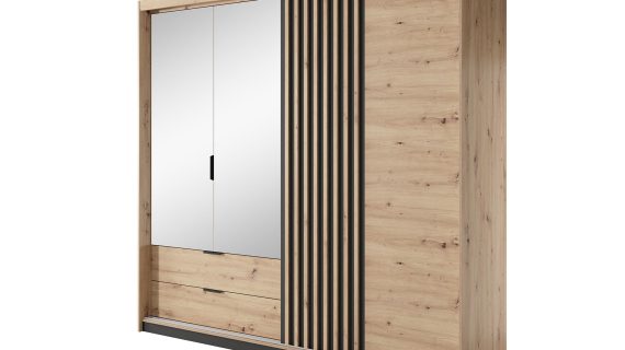 Szafa z Lustrem Rustico 220 - obrazek 4
