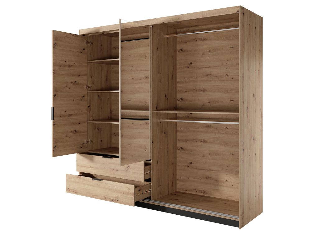 Szafa z Lustrem Rustico 220 - obrazek 5