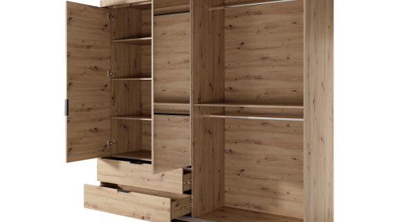 Szafa z Lustrem Rustico 220 - obrazek 5