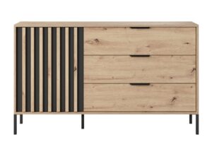 Przestronna Komoda z Lamelami Rustico