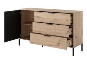 miniaturka Przestronna Komoda z Lamelami Rustico