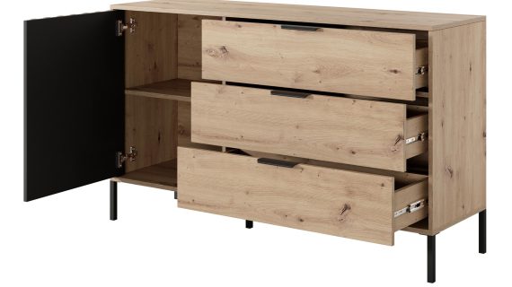 miniaturka Przestronna Komoda z Lamelami Rustico