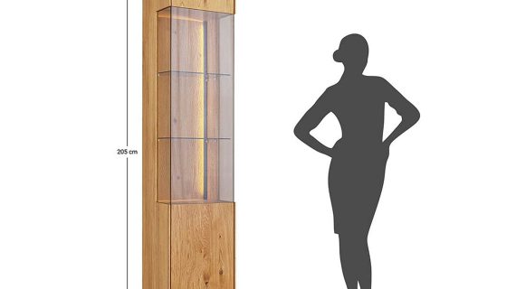 miniaturka Wąska Witryna Dębowa Zenovia