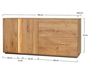 miniaturka Szeroka Komoda Zenovia
