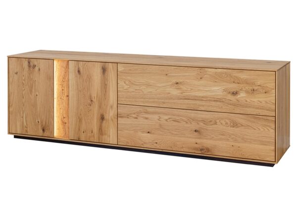 Drewniana szafka RTV – wymiary frontów i głębokość