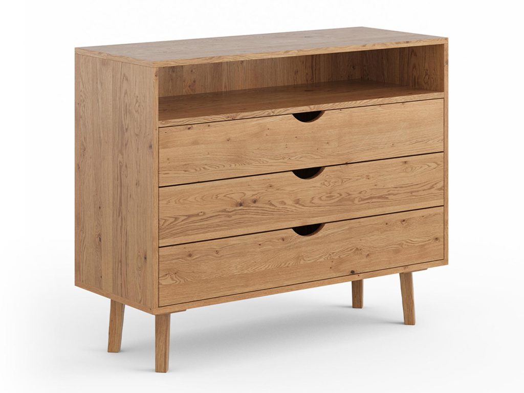 Dębowa Klasyczna Komoda Selesta