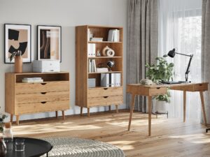 miniaturka Dębowa Klasyczna Komoda Selesta