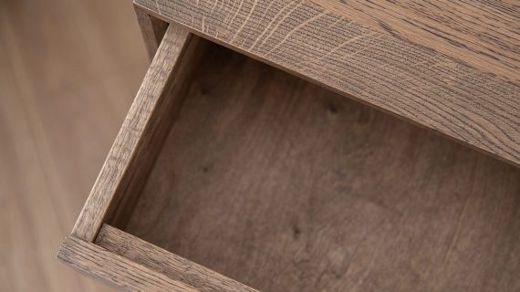 miniaturka Szafka nocna dębowa wisząca dąb dymiony Blitz