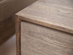 miniaturka Szafka nocna dębowa wisząca dąb dymiony Blitz