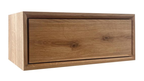 miniaturka Szafka nocna dębowa wisząca dąb dymiony Blitz