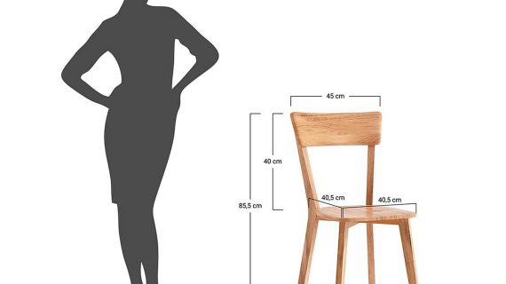 miniaturka Krzesło drewniane Maxino